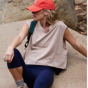 Free People Movement Inspire Tank Sand Dunes Size Medium Activewear Loungewear